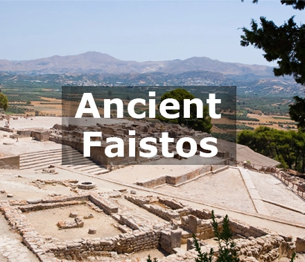 Explore historical sites like Faistos with our taxi service.